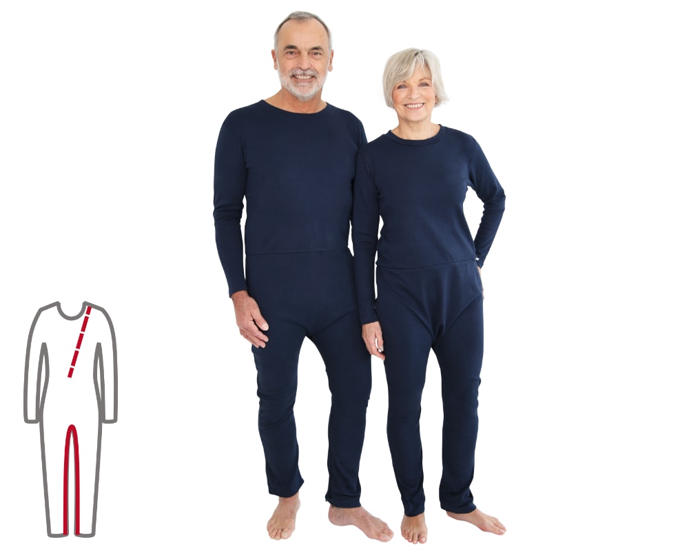 ActivePro Pflegeoverall slim lang Bein- und Rücken-RV