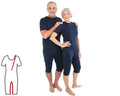 ActivePro Pflegeoverall slim kurz Bein- und Rücken-RV