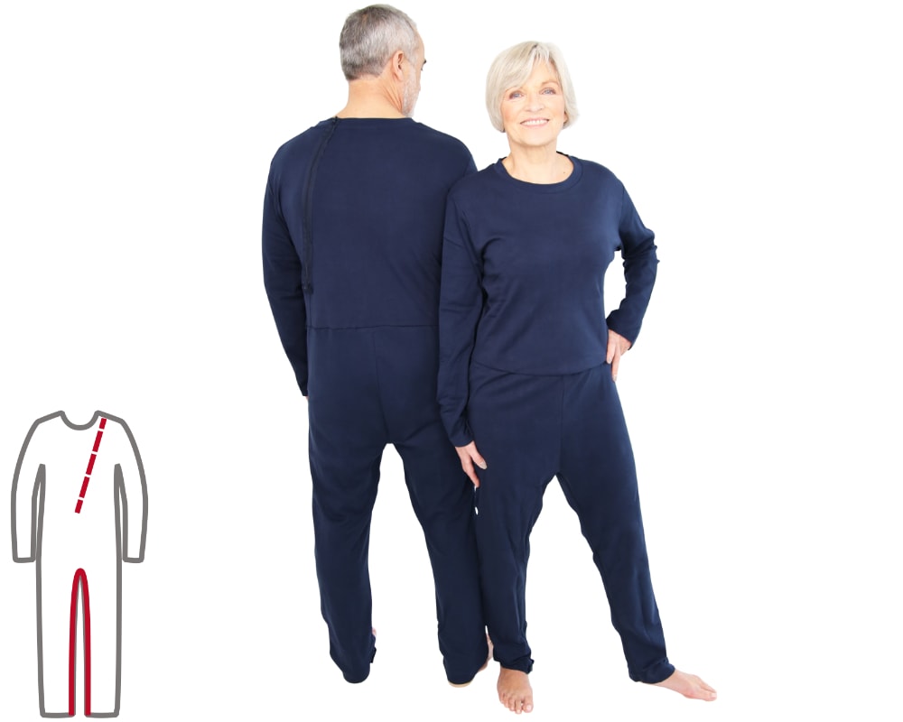 ActivePro Pflegeoverall relax lang Bein- und Rücken-RV – Ansicht 2