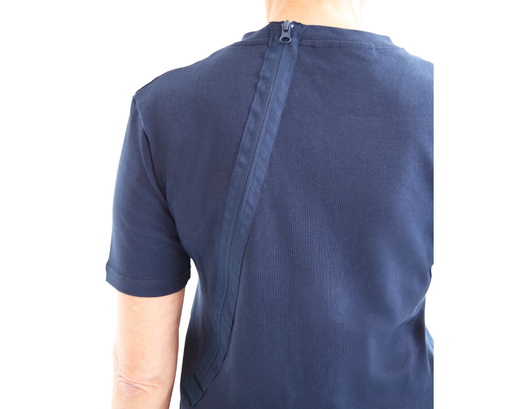 ActivePro Pflegeoverall slim kurz Bein- und Rücken-RV – Ansicht 2