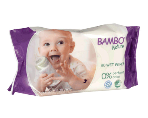 BAMBO Nature Feuchtpflegetücher 80 Stück – Ansicht 2