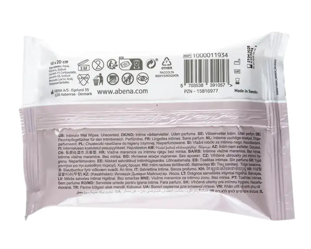 Abena Intimate Feuchtpflegetücher 20 Stück – Ansicht 2