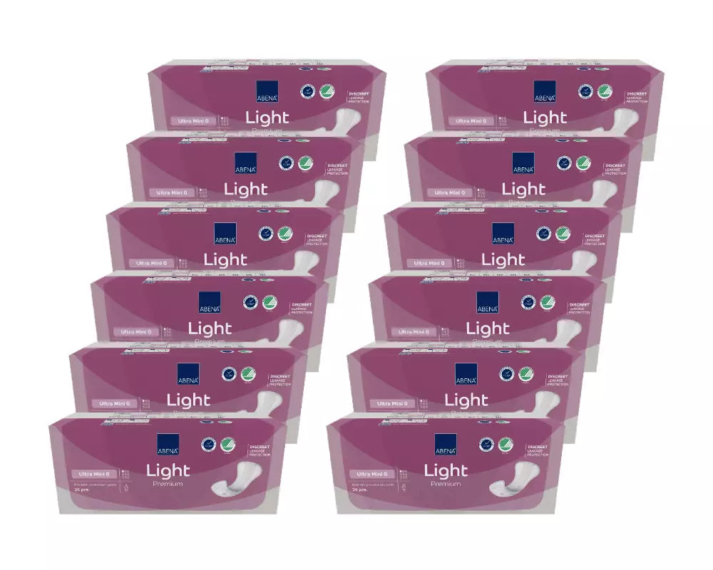 Abena Light Premium Ultra Mini 0 | 12 x 24 Stück