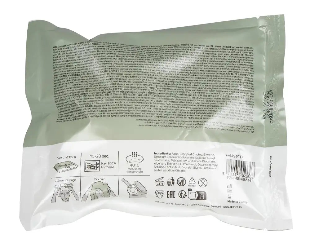 Abena Shampoo Haube – Ansicht 2