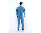 Comfort & Care Pflegeoverall Hellblau – Ansicht 2