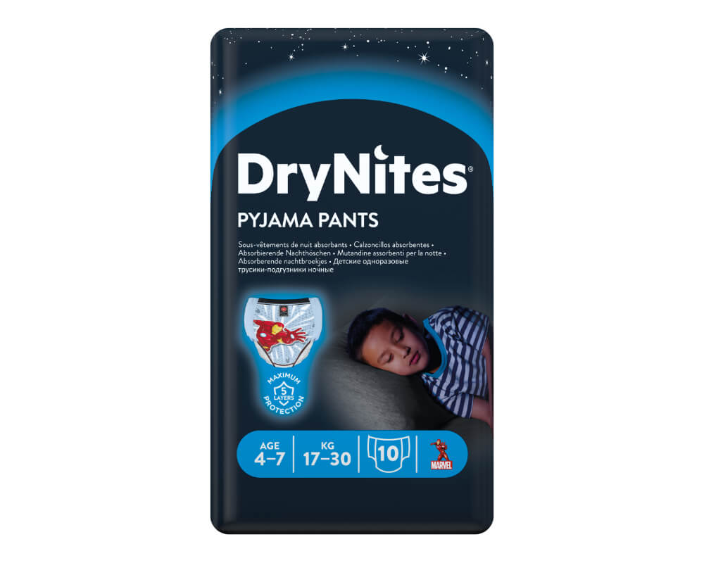 DryNites Pyjama Pants Girl 4-7 Jahre – Ansicht 3
