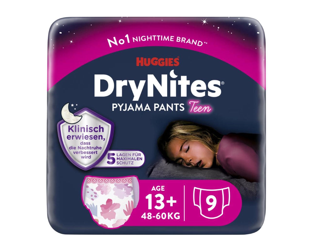 DryNites Pyjama Pants Teen für Mädchen 13+ Jahre