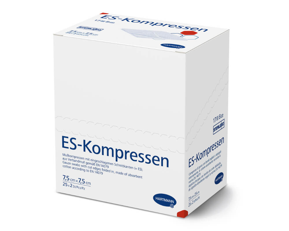 ES-Kompressen steril 8-fach 25x2 Stück – Ansicht 2
