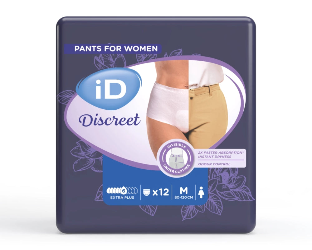 iD Discreet Pants for Women Extra Plus