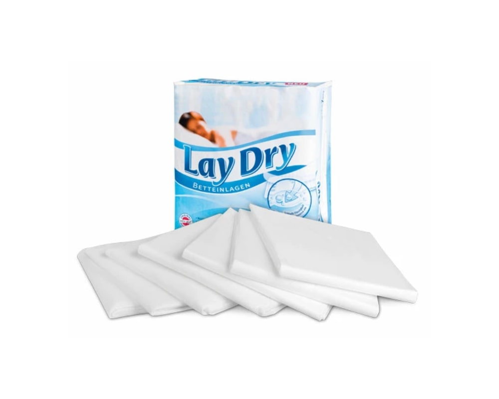 LayDry Betteinlagen mit Klebestreifen – Ansicht 2