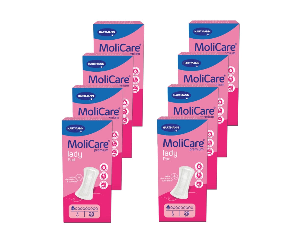 MoliCare premium lady Pad 0,5 Tropfen | 8 x 28 Stück