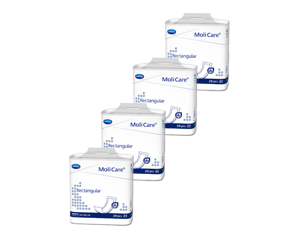 MoliCare Rectangular 5 Tropfen | 4 x 28 Stück