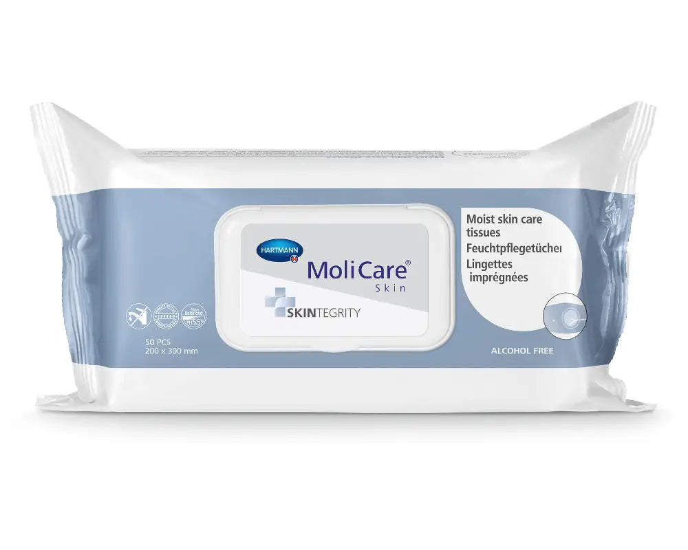 MoliCare Skin Feuchtpflegetücher 50 Stück – Ansicht 2