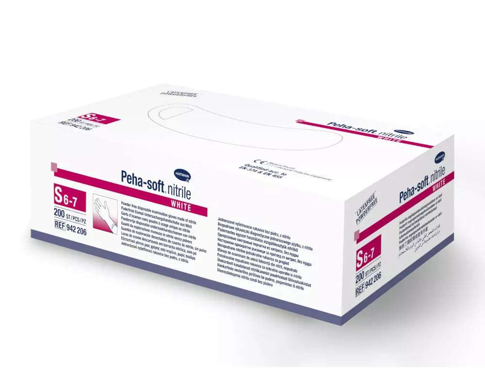 Peha-soft nitrile white puderfrei – Ansicht 2