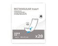 Ontex RECTANGULAR Insert Maxi+ (ohne Folie)
