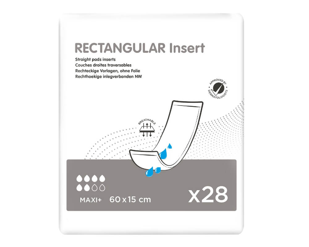 Ontex RECTANGULAR Insert Maxi+ (ohne Folie)