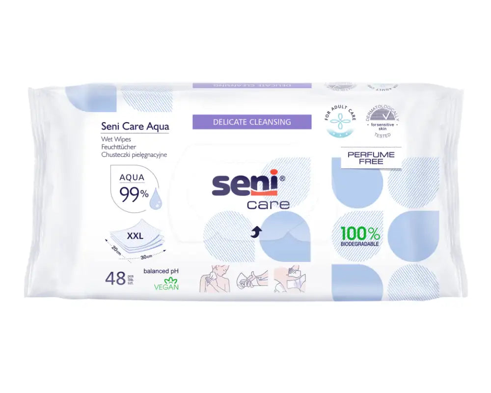 Seni Care Aqua Feuchttücher 48 Stück