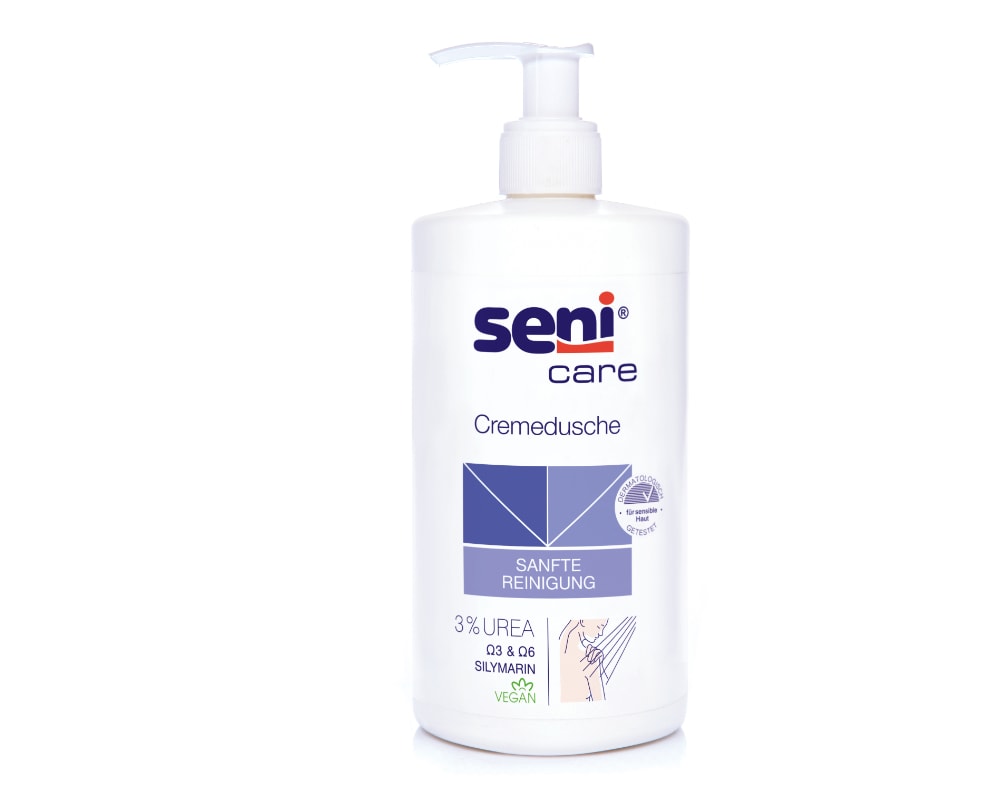 Seni Care Cremedusche mit 3% UREA 500 ml