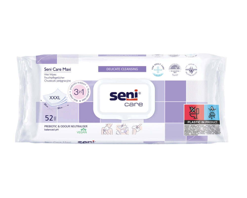 Seni Care Maxi Feuchtpflegetücher 52 Stück