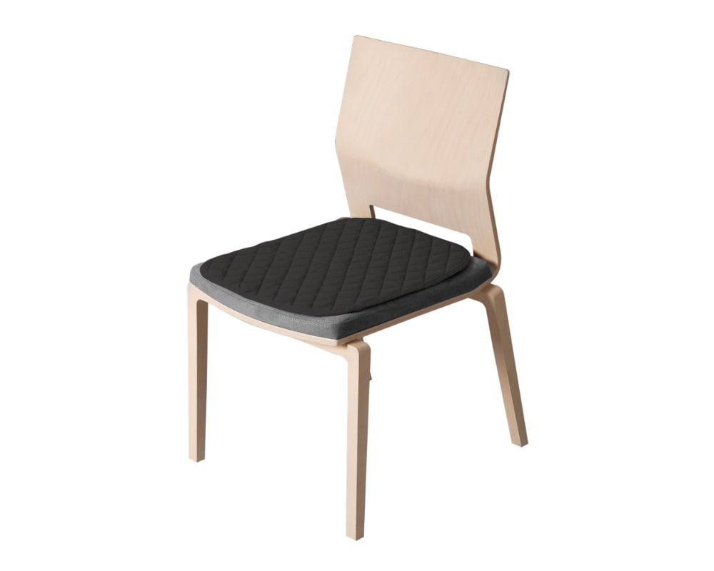 suprima 3704 Sitzauflage mit Antirutsch-Noppen schwarz – Ansicht 2